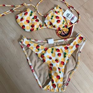 NWT Liquid Girl Two Piece Bikini Size S